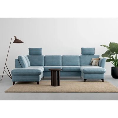 HOME AFFAIRE Trelleborg U-Form Sofa - Breitcord, Ottomane links, Ohne Stauraum HOME AFFAIRE Trelleborg U-Form Sofa - Breitcord, Ottomane links, Ohne Stauraum