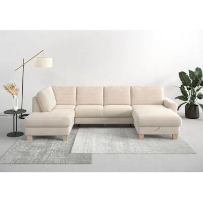 HOME AFFAIRE Sommer U-Form Sofa - U-förmiger Sofa mit Bettfunktion HOME AFFAIRE Sommer U-Form Sofa - U-förmiger Sofa mit Bettfunktion