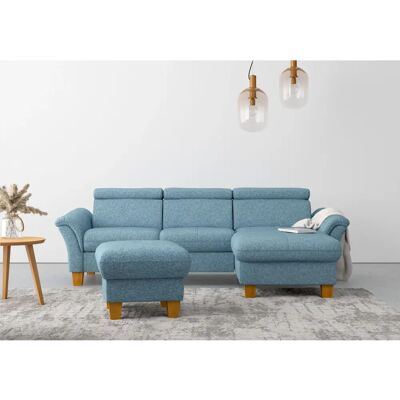 HOME AFFAIRE Lindgren L-Form Sofa - Recamiere rechts, Polyester, Made in Europe HOME AFFAIRE Lindgren L-Form Sofa - Recamiere rechts, Polyester, Made in Europe