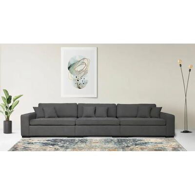 Guido Maria Kretschmer Skara Sofa - Weiche Struktur, Grau - 3-Sitzer Guido Maria Kretschmer Skara Sofa - Weiche Struktur, Grau - 3-Sitzer