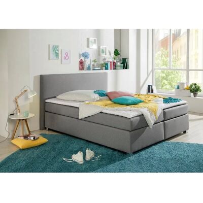 INOSIGN Eliana Boxspringbett - Grau, 180x220 cm, Komplett mit Topper INOSIGN Eliana Boxspringbett - Grau, 180x220 cm, Komplett mit Topper