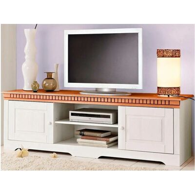 Home Affaire Lisa Sideboard - Massivholz, Weiß-Honig Home Affaire Lisa Sideboard - Massivholz, Weiß-Honig