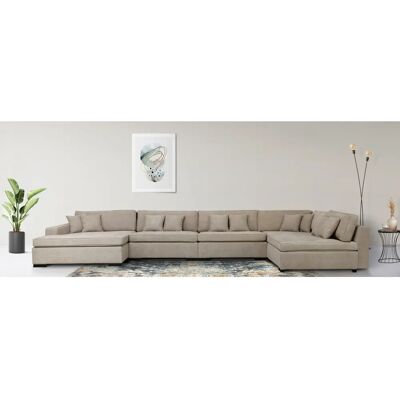 Guido Maria Kretschmer Home & Living Skara U-Form Sofa Beige Guido Maria Kretschmer Home & Living Skara U-Form Sofa Beige