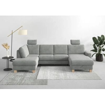 HOME AFFAIRE Sommer U-Form Sofa - U-Form, Bettfunktion, Breitcord HOME AFFAIRE Sommer U-Form Sofa - U-Form, Bettfunktion, Breitcord