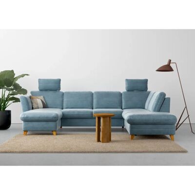 HOME AFFAIRE Trelleborg U-Form Sofa - Blau - Sofas HOME AFFAIRE Trelleborg U-Form Sofa - Blau - Sofas