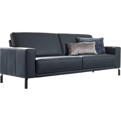 Places of Style Apiro 2,5-Sitzer Sofa - Leder, Blau, Modernes Design Places of Style Apiro 2,5-Sitzer Sofa - Leder, Blau, Modernes Design