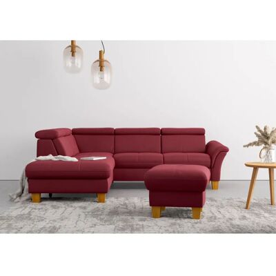 HOME AFFAIRE Lindgren L-Form Sofa - Microfaser, Ottomane links, mit TV-Funktion HOME AFFAIRE Lindgren L-Form Sofa - Microfaser, Ottomane links, mit TV-Funktion
