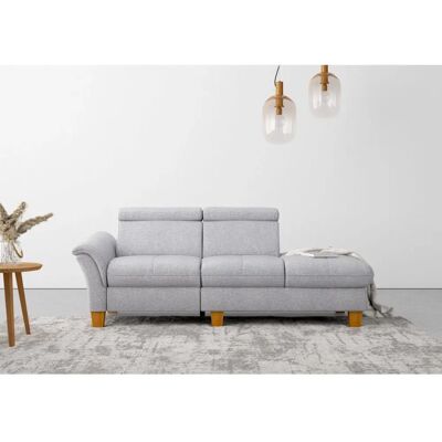 HOME AFFAIRE Lindgren - Silbersofa mit TV & Stauraum HOME AFFAIRE Lindgren - Silbersofa mit TV & Stauraum