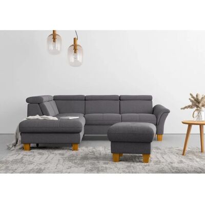 HOME AFFAIRE Lindgren L-Form Sofa - Motorisierte TV, Stauraum, Ottomane links - Sofa HOME AFFAIRE Lindgren L-Form Sofa - Motorisierte TV, Stauraum, Ottomane links - Sofa