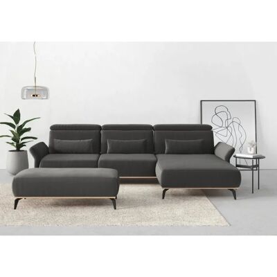 PLACES OF STYLE Fjord L-Form Sofa - 5-Sitzer - Grau PLACES OF STYLE Fjord L-Form Sofa - 5-Sitzer - Grau