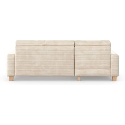 HOME AFFAIRE Sommer L-Form Sofa - Beige, Recamiere links, Ohne Bettfunktion HOME AFFAIRE Sommer L-Form Sofa - Beige, Recamiere links, Ohne Bettfunktion