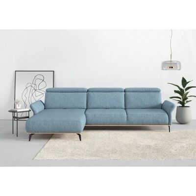 Places of Style Fjord L-Form Sofa - Blau, 324x93x184cm Places of Style Fjord L-Form Sofa - Blau, 324x93x184cm