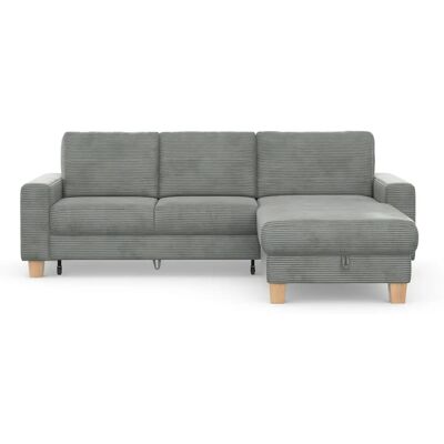 HOME AFFAIRE Sommer L-Form Sofa - Silber, 4,5 Sitze, Recamiere rechts HOME AFFAIRE Sommer L-Form Sofa - Silber, 4,5 Sitze, Recamiere rechts