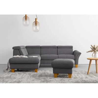 HOME AFFAIRE Lindgren L-Form Sofa - L-Form Bett Chenille HOME AFFAIRE Lindgren L-Form Sofa - L-Form Bett Chenille
