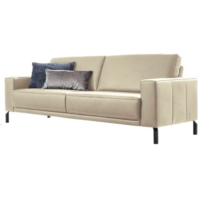 Places of Style Apiro Beiges Sofa - 3-Sitzer, 198cm Places of Style Apiro Beiges Sofa - 3-Sitzer, 198cm