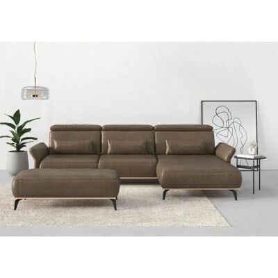 Places of Style Fjord L-Form Sofa - Mikrofaser, rechte Recamiere, 324x93x184cm Places of Style Fjord L-Form Sofa - Mikrofaser, rechte Recamiere, 324x93x184cm