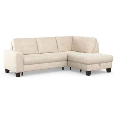 Home AFFAIRE Sommer L-Form beige Couch - Sofa Home AFFAIRE Sommer L-Form beige Couch - Sofa