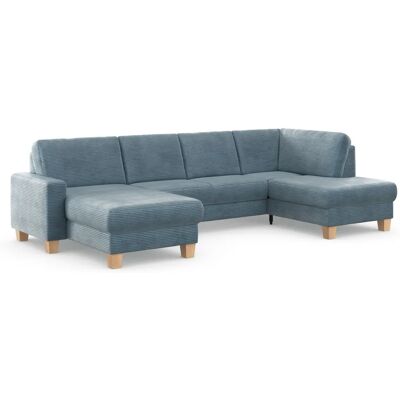 HOME AFFAIRE Summer U-Form Blau - Sofa HOME AFFAIRE Summer U-Form Blau - Sofa