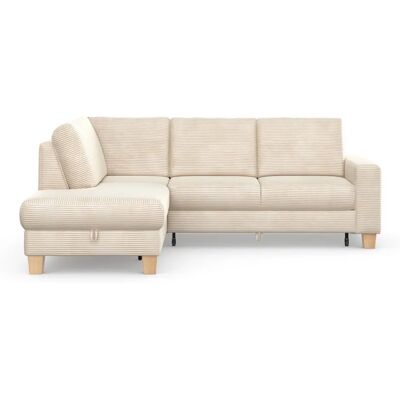HOME AFFAIRE Sommer Beigefarbenes L-Form-Sofa - Wohnzimmermöbel HOME AFFAIRE Sommer Beigefarbenes L-Form-Sofa - Wohnzimmermöbel