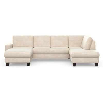 HOME AFFAIRE Sommer U-Form Couch - Beigefarbene moderne Stoffsofa HOME AFFAIRE Sommer U-Form Couch - Beigefarbene moderne Stoffsofa