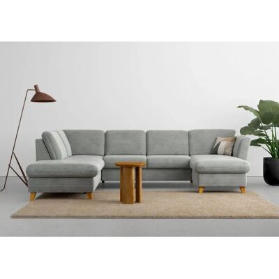 HOME AFFAIRE Trelleborg U-Form Silber Sofa - Wohnlandschaft HOME AFFAIRE Trelleborg U-Form Silber Sofa - Wohnlandschaft