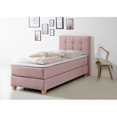 HOME AFFAIRE Moulay Samtstoff Boxspringbett - Boxspringbett HOME AFFAIRE Moulay Samtstoff Boxspringbett - Boxspringbett