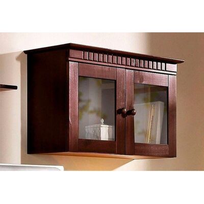 Home Affaire Dunkelbraune Hängevitrine - Vitrine Home Affaire Dunkelbraune Hängevitrine - Vitrine