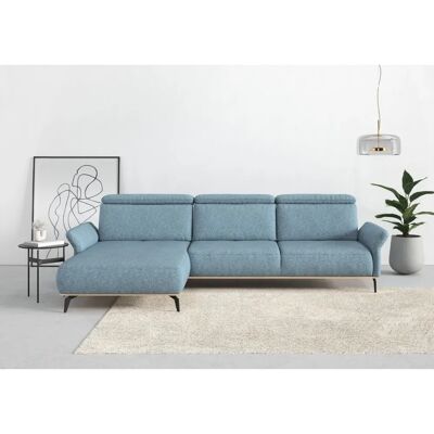 Places of Style Fjord L-Form Blau Sofa - Sofa Places of Style Fjord L-Form Blau Sofa - Sofa