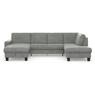 HOME AFFAIRE Sommer U-Form Sofa - Recamiere links, Breitcord, mit Bettfunktion HOME AFFAIRE Sommer U-Form Sofa - Recamiere links, Breitcord, mit Bettfunktion