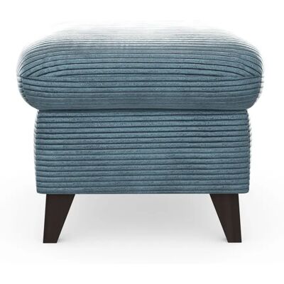 HOME AFFAIRE Trelleborg - Blau Breitcord Hocker - Stauraum HOME AFFAIRE Trelleborg - Blau Breitcord Hocker - Stauraum