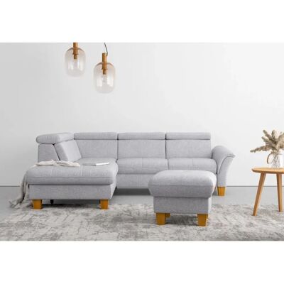 HOME AFFAIRE Lindgren L-Form Sofa - Motorisierte TV, Stauraum, Ottomane links HOME AFFAIRE Lindgren L-Form Sofa - Motorisierte TV, Stauraum, Ottomane links