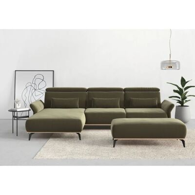 Places of Style Fjord L-Form Sofa - Grün Places of Style Fjord L-Form Sofa - Grün