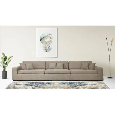 Guido Maria Kretschmer HOME&LIVING Skara Weiches Strukturstoff 3-Sitzer Sofa - Sofa Guido Maria Kretschmer HOME&LIVING Skara Weiches Strukturstoff 3-Sitzer Sofa - Sofa