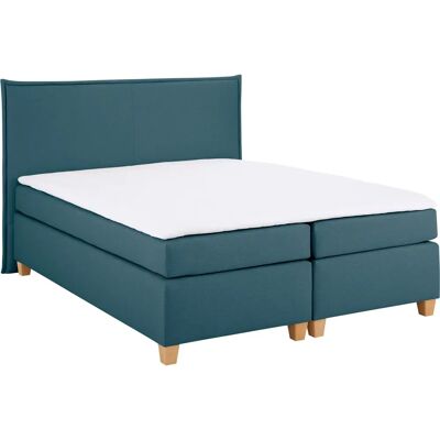 HOME AFFAIRE Houssay Boxspringbett - Petrol, 140x220cm, H55cm - Boxspringbett HOME AFFAIRE Houssay Boxspringbett - Petrol, 140x220cm, H55cm - Boxspringbett