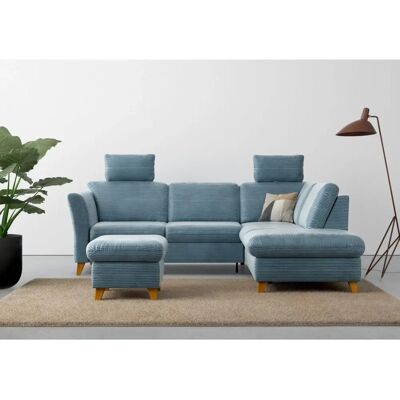 HOME AFFAIRE Trelleborg L-Form-Sofa - Stauraum, Blau HOME AFFAIRE Trelleborg L-Form-Sofa - Stauraum, Blau