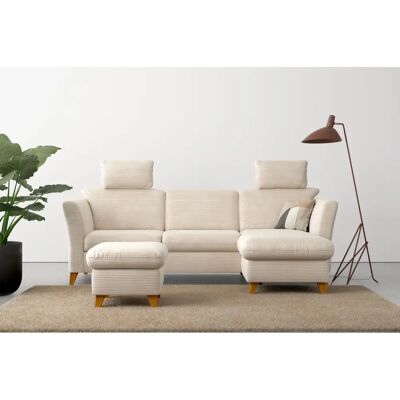 HOME AFFAIRE Trelleborg L-Form Sofa - Stoff, Recamiere rechts, Ohne Bettfunktion HOME AFFAIRE Trelleborg L-Form Sofa - Stoff, Recamiere rechts, Ohne Bettfunktion