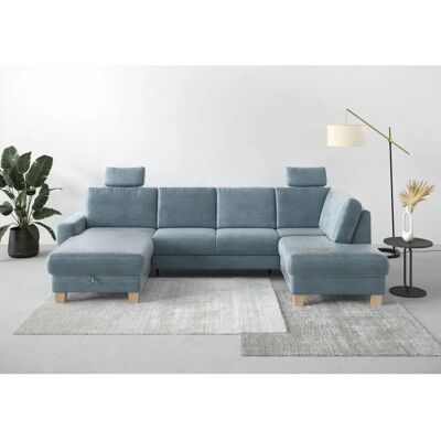 HOME AFFAIRE Sommer U-Form Sofa - Blau HOME AFFAIRE Sommer U-Form Sofa - Blau