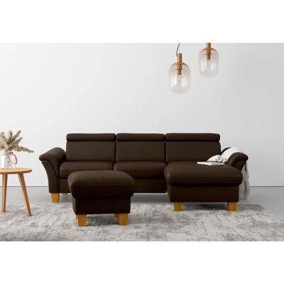 HOME AFFAIRE Lindgren L-Form Sofa - Microfaser Florence - Recamiere rechts - 258x84x169 cm HOME AFFAIRE Lindgren L-Form Sofa - Microfaser Florence - Recamiere rechts - 258x84x169 cm