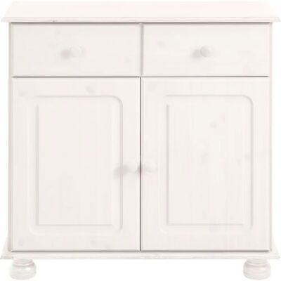 HOME AFFAIRE Mette Weiß Massivholz Sideboard - Sideboard HOME AFFAIRE Mette Weiß Massivholz Sideboard - Sideboard