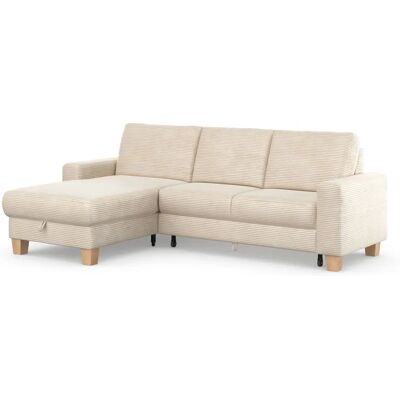 HOME AFFAIRE Sommer L-Form Beige Sofa - Bettfunktion HOME AFFAIRE Sommer L-Form Beige Sofa - Bettfunktion