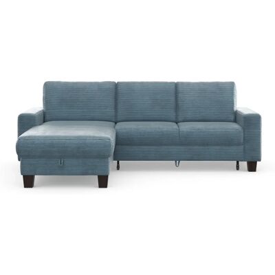HOME AFFAIRE Sommer L-Form Sofa - Linke Recamiere - Blau - Sofas HOME AFFAIRE Sommer L-Form Sofa - Linke Recamiere - Blau - Sofas
