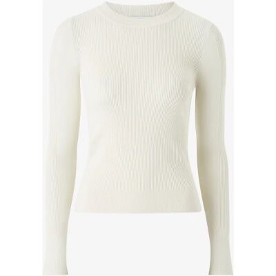 Esprit Model 055 Ribbstrikket Sweater - Grå - Kvinder Esprit Model 055 Ribbstrikket Sweater - Grå - Kvinder