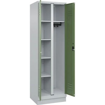 C+P Stahl-Wartungsschrank - 600mm, mit Sockel, abschließbar C+P Stahl-Wartungsschrank - 600mm, mit Sockel, abschließbar