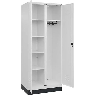 C+P Kompakter Stauraum-Schrank - Classic PLUS - Stahl, Weiß C+P Kompakter Stauraum-Schrank - Classic PLUS - Stahl, Weiß