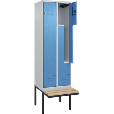 C+P Schrank Z Classic PLUS mit Bank - 2 Fächer C+P Schrank Z Classic PLUS mit Bank - 2 Fächer