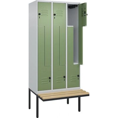 C+P Spind Z Classic PLUS mit Bank - Spind C+P Spind Z Classic PLUS mit Bank - Spind