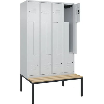 C+P Schrank mit Bodenbank - 4 Fächer C+P Schrank mit Bodenbank - 4 Fächer