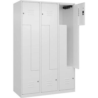 C+P Stahlschrank Z Classic PLUS 3 Fächer - Schließsysteme C+P Stahlschrank Z Classic PLUS 3 Fächer - Schließsysteme