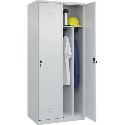 C+P Stahlschrank 2 Abteile Classic PLUS - Hellgrau C+P Stahlschrank 2 Abteile Classic PLUS - Hellgrau