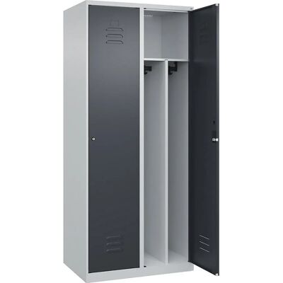 C+P Stahlschrank - 2 Fächer, Zentrale Trennwand - Classic PLUS C+P Stahlschrank - 2 Fächer, Zentrale Trennwand - Classic PLUS